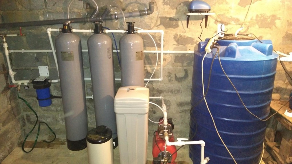 Монтаж фильтров для очистки воды в частном доме