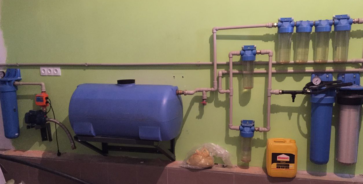 Система очистки воды от железа марганца и сероводорода