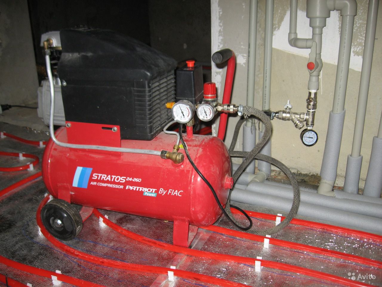 Оборудование для гидропневматической промывки и опрессовки системы отопления
